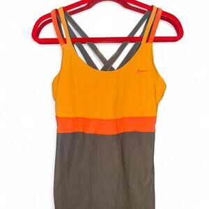 Nike grey and orange